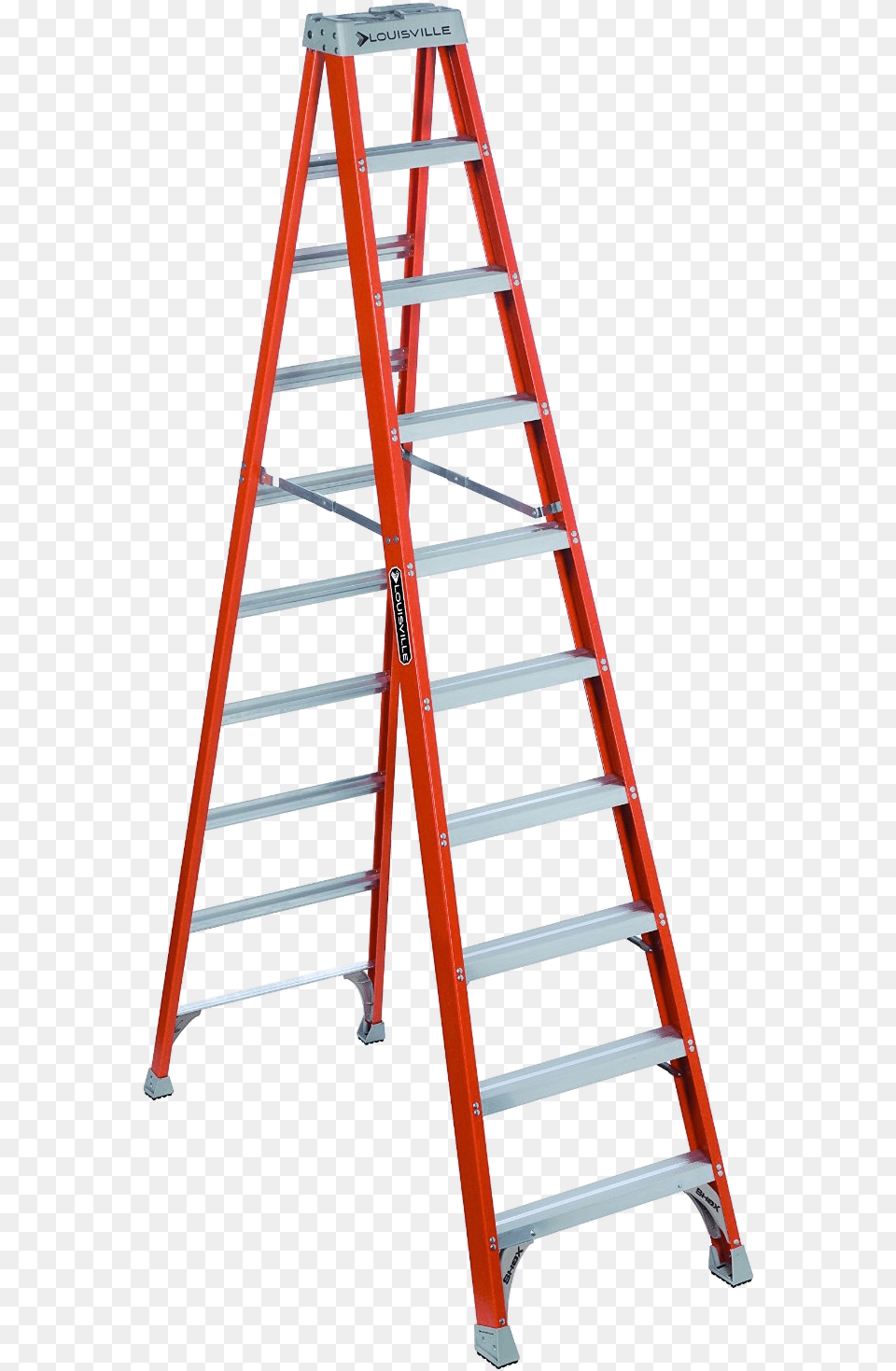 Step Ladder Louisville Fiberglass Step Ladder 8 Feet, Fence Free Transparent Png