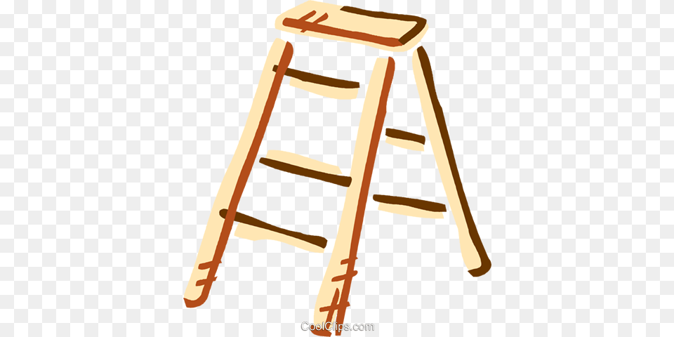 Step Ladder Royalty Vector Clip Art Illustration, Bar Stool, Furniture, Dynamite, Weapon Free Png