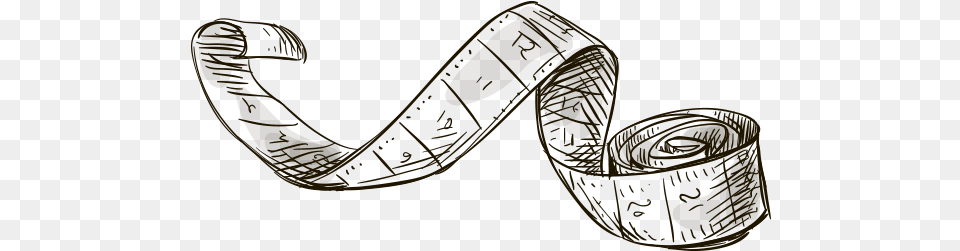 Step Measuring Tape Drawing Free Png