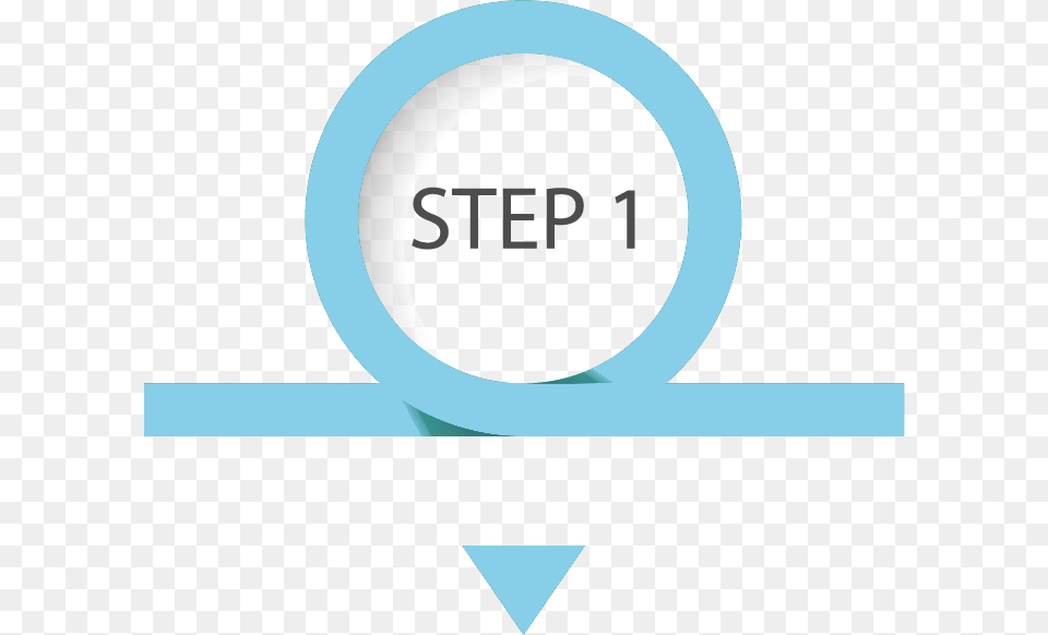 Step One Icon Step 1 Design, Logo, Disk Free Png Download