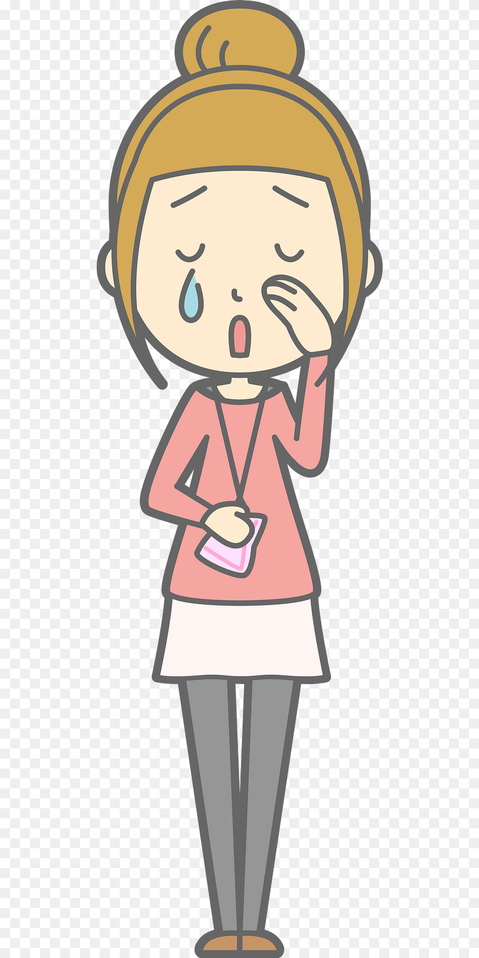 Stephanie Woman Is Crying Clipart, Person, Face, Head, Cartoon Free Transparent Png