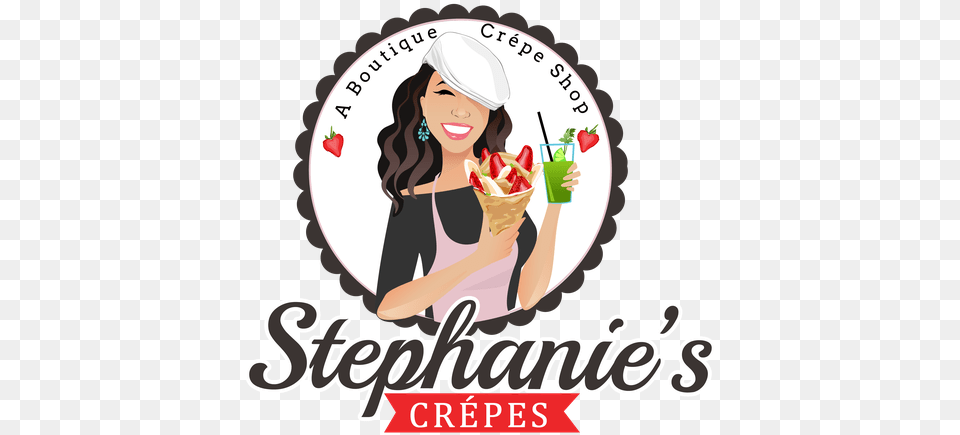 Stephanies Crepes, Cream, Dessert, Ice Cream, Food Free Transparent Png