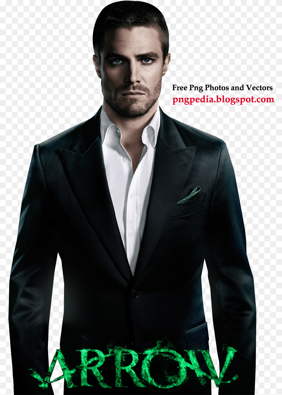 Stephen Amell Oliver Queen Photo Transparent Arrows Stephen Amell Arrow Poster, Suit, Clothing, Formal Wear, Male Free Png Download