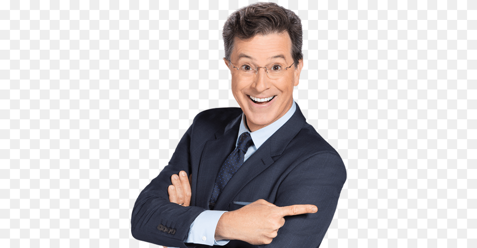 Stephen Colbert Stephen Colbert White Background, Accessories, Suit, Portrait, Photography Free Png