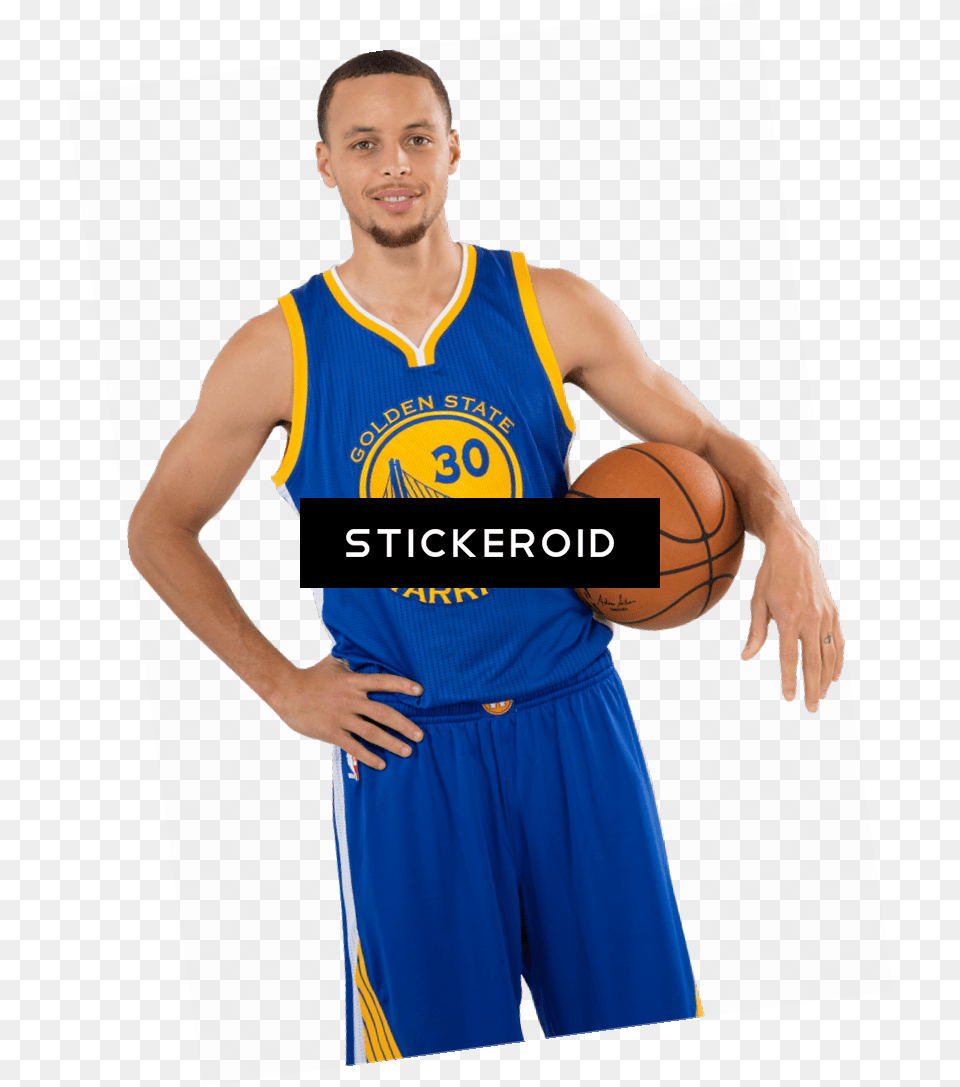 Stephen Curry Standing With Ball Golden State Warriors Curry, Basketball, Basketball (ball), Sport, Adult Png Image