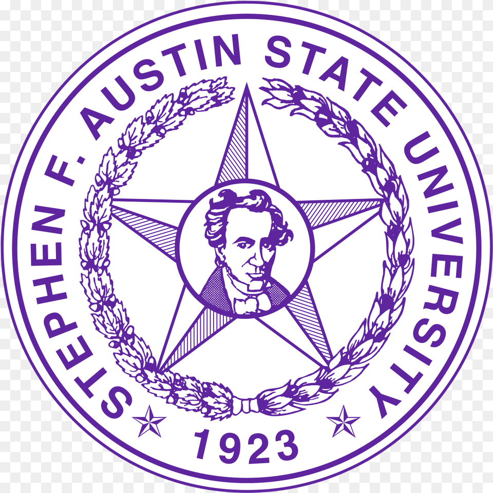 Stephen F Austin State University Seal, Logo, Baby, Person, Face Free Png Download