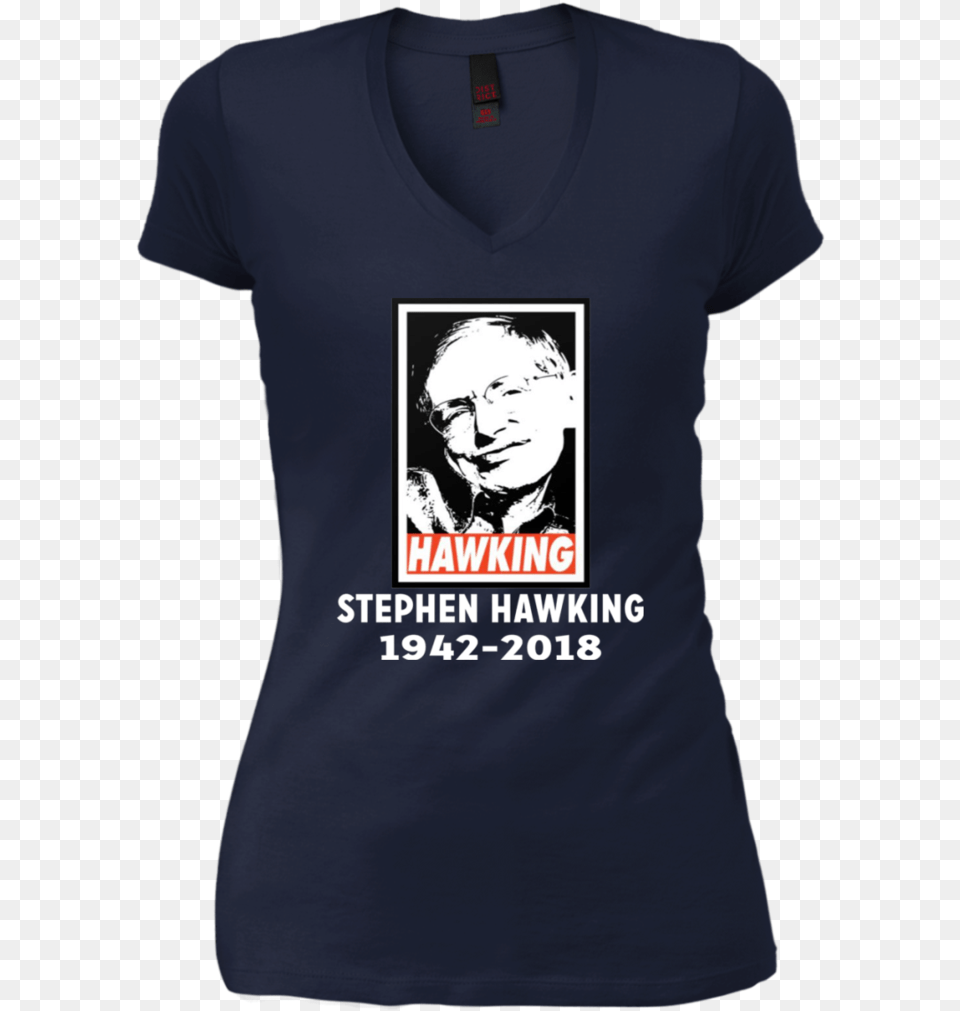 Stephen Hawking Theoretical Physicist 1942 2018 T Shirt Active Shirt, Clothing, T-shirt, Adult, Male Png Image