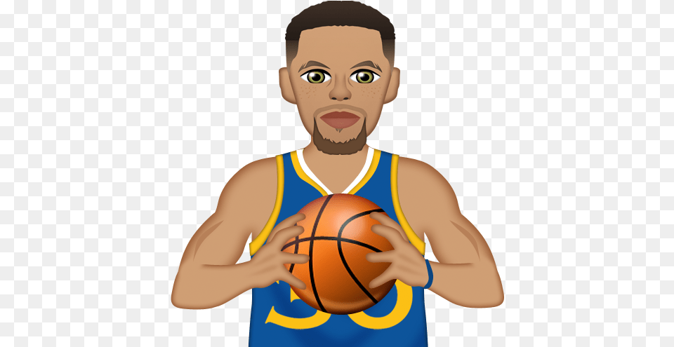 Stephmoji Stephencurry Sc30 Nba Pictures Stephen Curry Golden State Warriors Emoji, Adult, Person, Man, Male Png Image