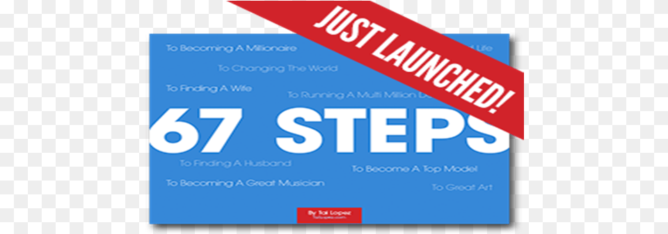 Steps By Tai Lopez, Advertisement, Poster, Text, Business Card Free Transparent Png