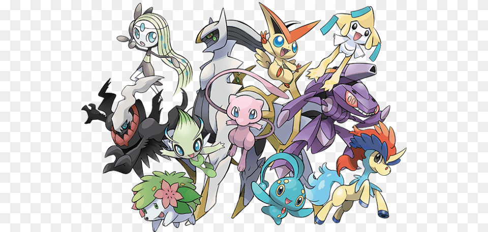 Steps For Celebi Pokemon Legendary, Book, Comics, Publication, Art Free Png