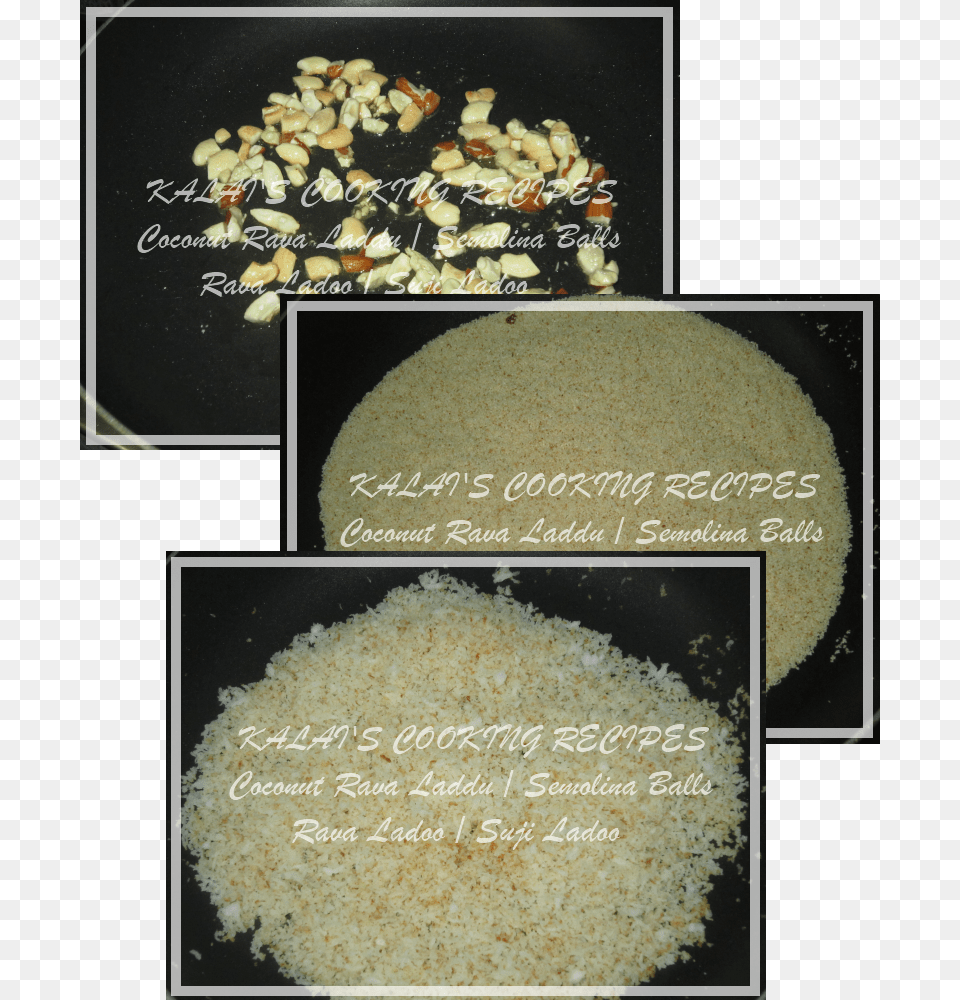 Steps To Make Coconut Rava Laddu Beige, Breakfast, Food, Oatmeal, Produce Free Png Download