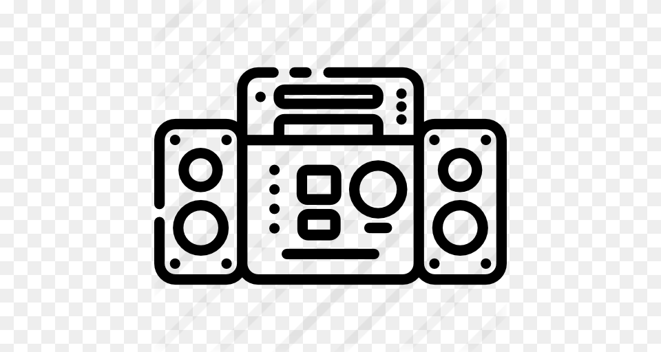 Stereo, Gray Free Png