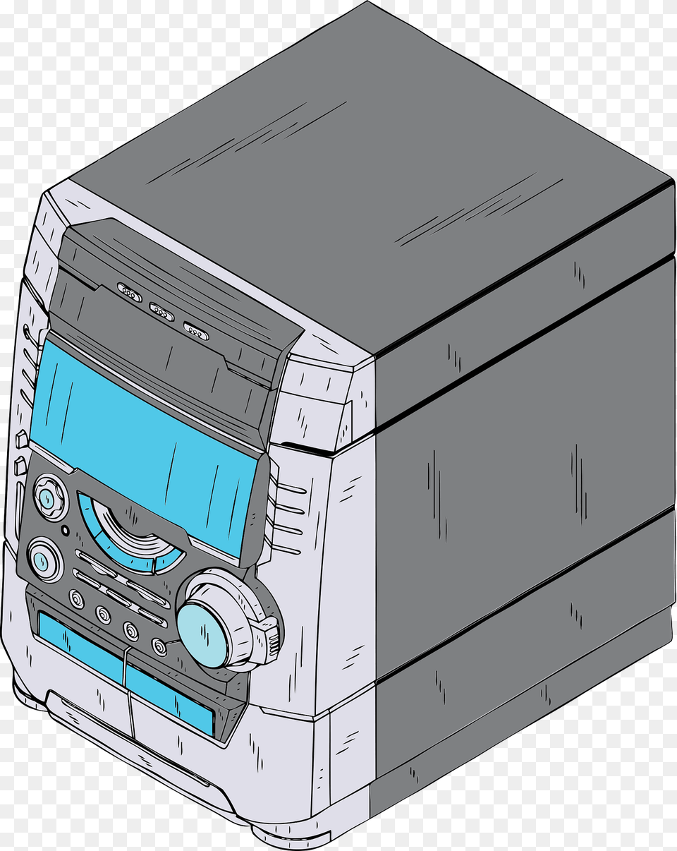 Stereo Clipart, Computer Hardware, Electronics, Hardware, Cad Diagram Free Png Download