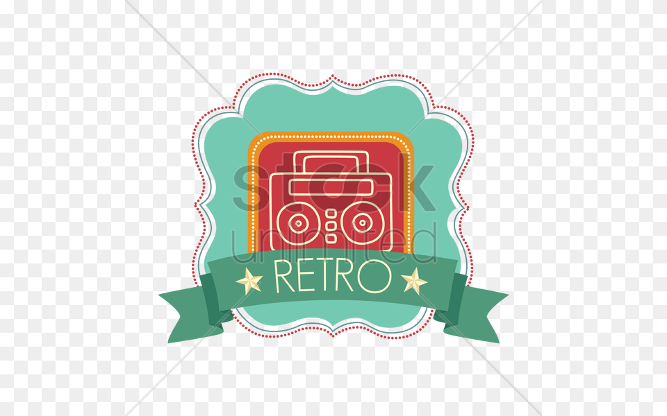 Stereo Retro Banner Vector Image Free Png Download