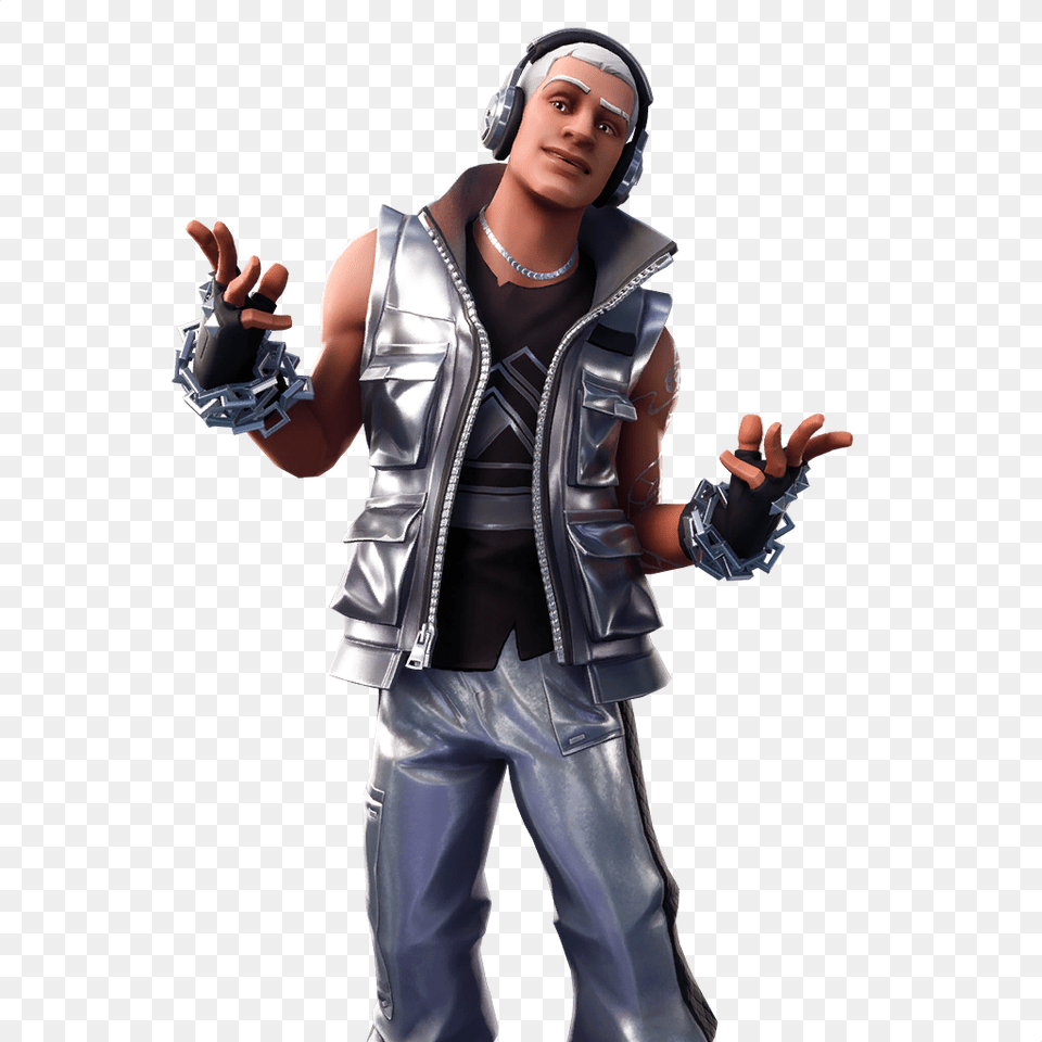 Sterling Fortnite, Clothing, Coat, Adult, Person Png Image