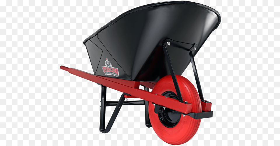 Sterling Heavy Duty Contractor Wheelbarrow Made In, Transportation, Vehicle, Device, Grass Free Png Download