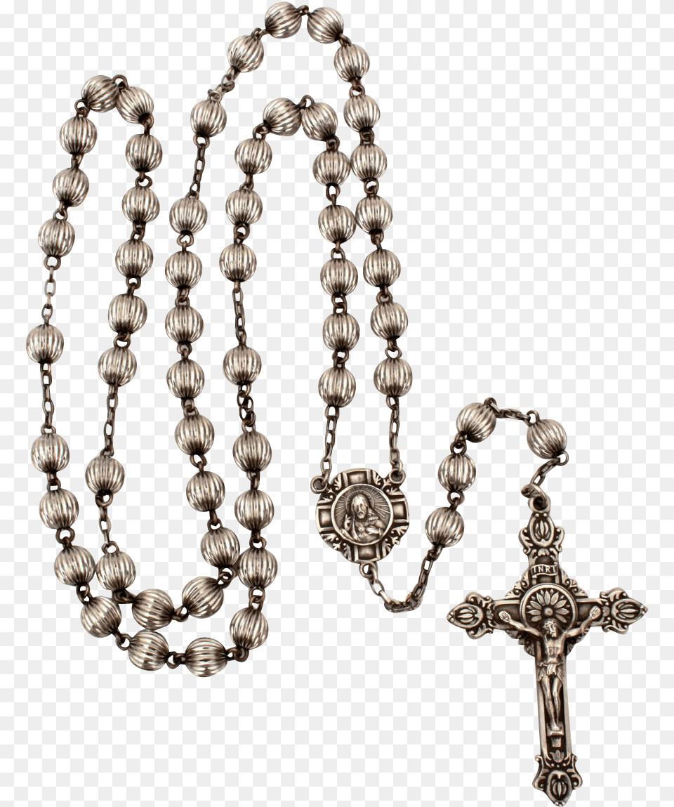 Sterling Hill Mark Rosary With Sterling Crucifix Amp Christian Cross, Accessories, Bead, Prayer, Prayer Beads Free Transparent Png