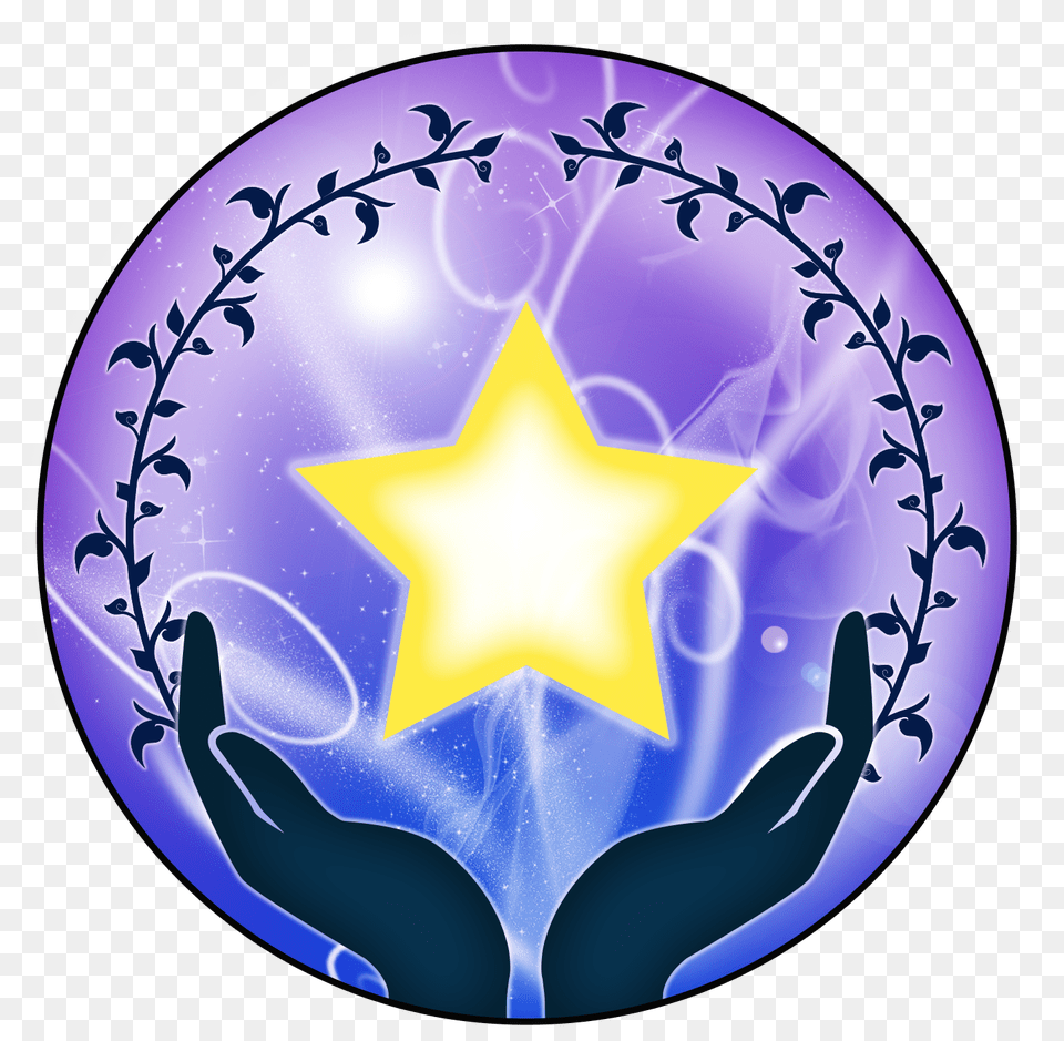 Sterling Nicole Bennett Circle, Star Symbol, Symbol, Plate Png Image