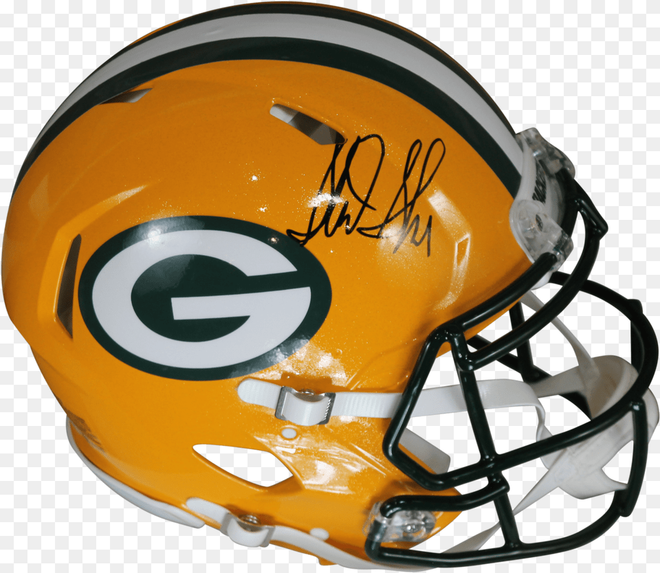 Sterling Sharpe Autographed Packers Speed Proline Helmet, American Football, Football, Football Helmet, Sport Png