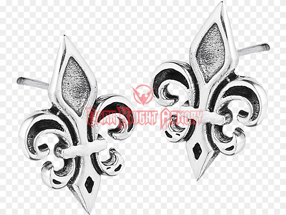 Sterling Silver Classic Fleur De Lis Stud Earrings Quotsterling Silver Classic Fleur De Lis Stud Earringsquot, Accessories, Earring, Jewelry Png