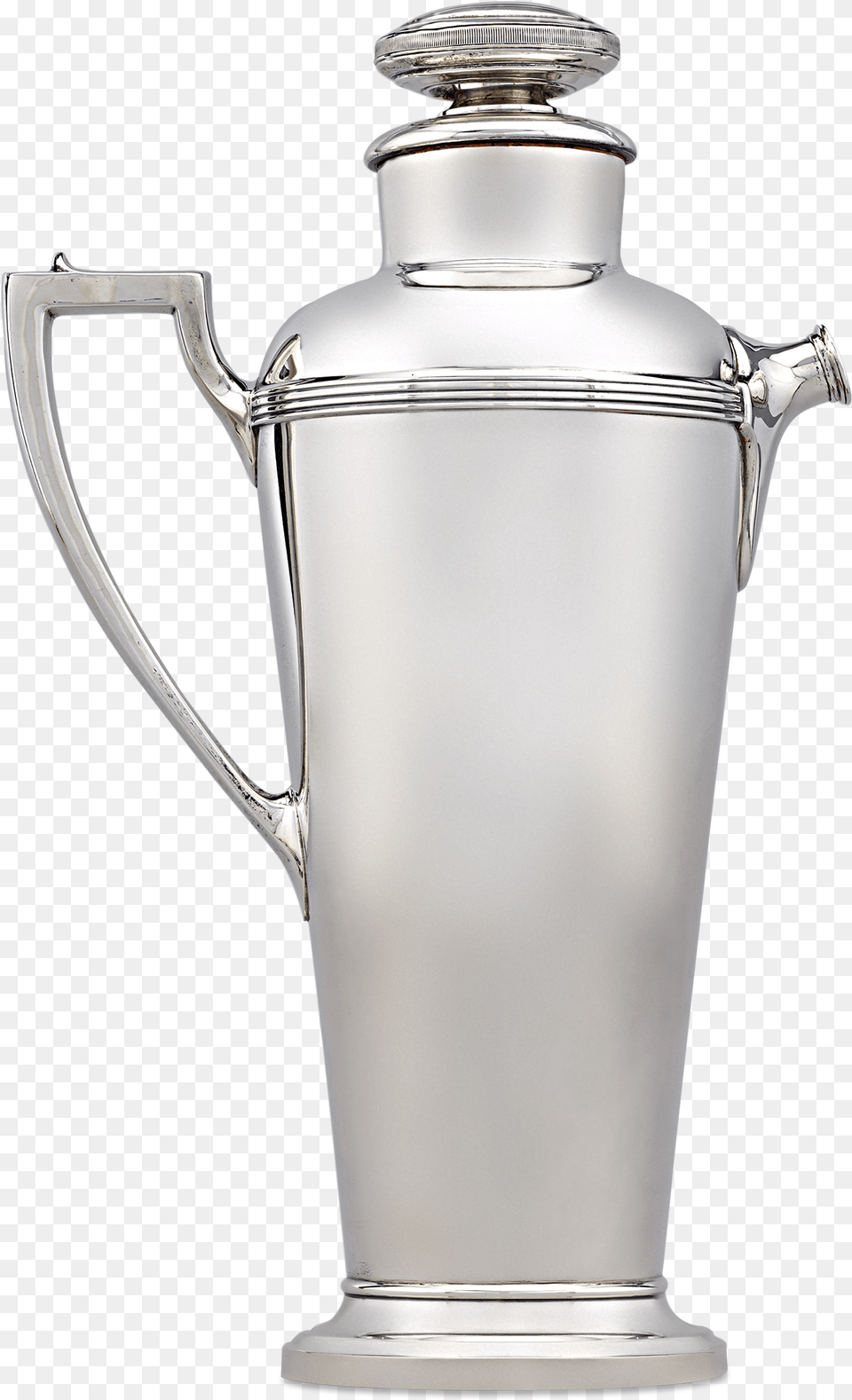 Sterling Silver Cocktail Shaker By Cartier Jug, Bottle Png Image
