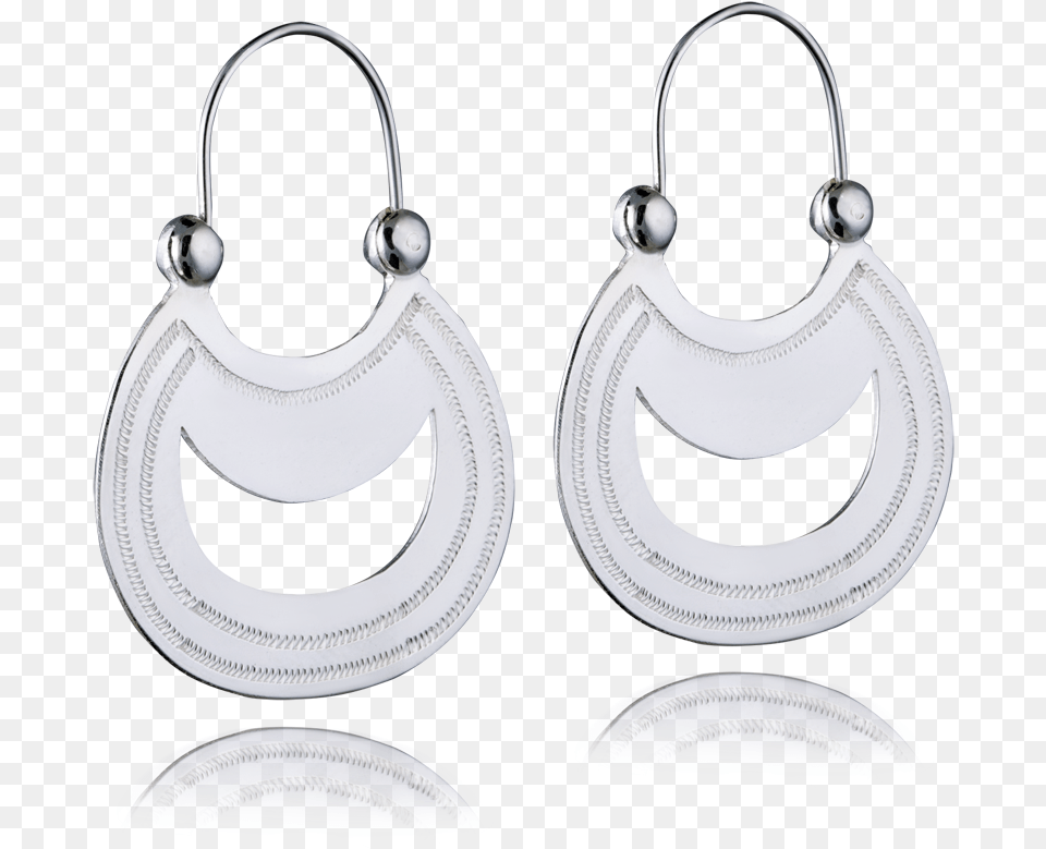 Sterling Silver Drop Earring Of The Moon, Accessories, Jewelry, Bag, Handbag Free Png