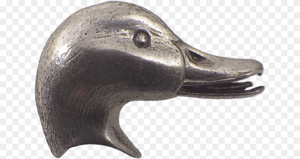 Sterling Silver Duck Head Hunting Lanyard Accent Duck Head Jewelry Bead, Animal, Beak, Bird, Fish Png