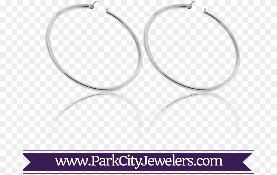 Sterling Silver Hollow Hoop Earrings Earrings, Accessories, Earring, Glasses, Jewelry Png