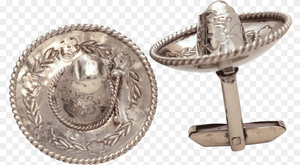 Sterling Silver Mexican Sombrero Hat Silver Mexico Antique, Clothing Free Transparent Png