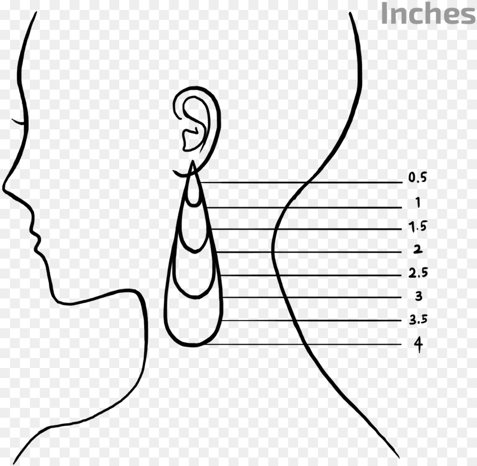 Sterling Silver Pearl Drop Huggie Hoop Earrings Geometric Faceted Pointed Drop Charms, Silhouette, Guitar, Musical Instrument Png Image