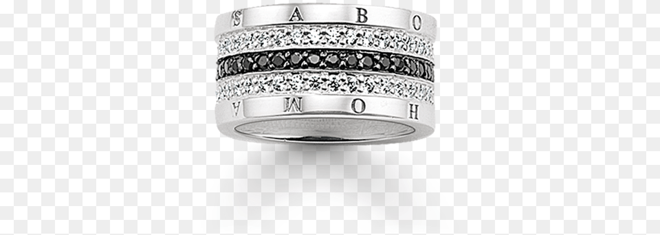 Sterling Silver Rings For Women Thomas Sabo Thomas Sabo Eternity Ring For Women Sterling Silver, Accessories, Jewelry, Diamond, Gemstone Free Png