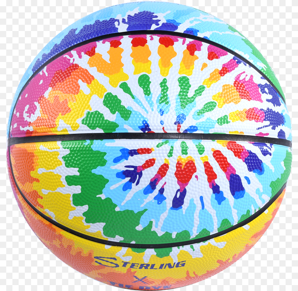 Sterling Tie Dye Superior Grip Indooroutdoor Basketball Tie Dye Basketball, Plate Free Png Download