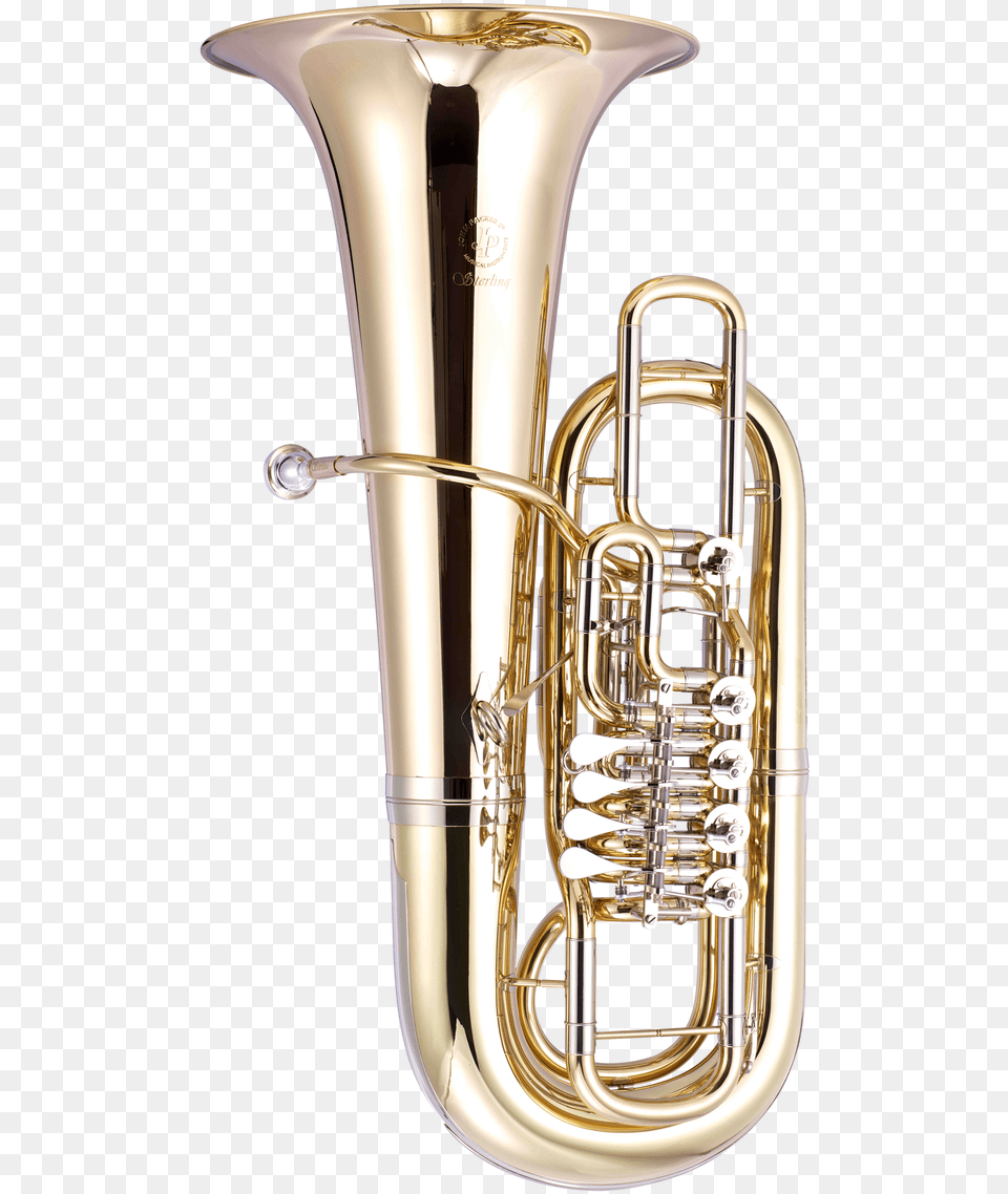 Sterling Tuba Lacquer Cutout Jp Sterling F Tuba, Brass Section, Horn, Musical Instrument, Bicycle Png Image