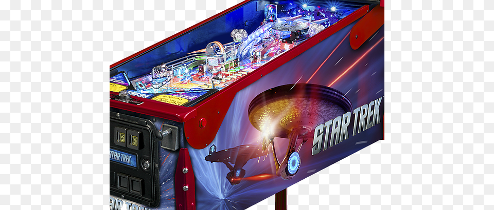 Stern Star Trek Premium Pinball Machine, Arcade Game Machine, Game Png Image