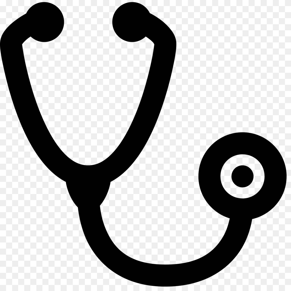 Stethoscope, Gray Png