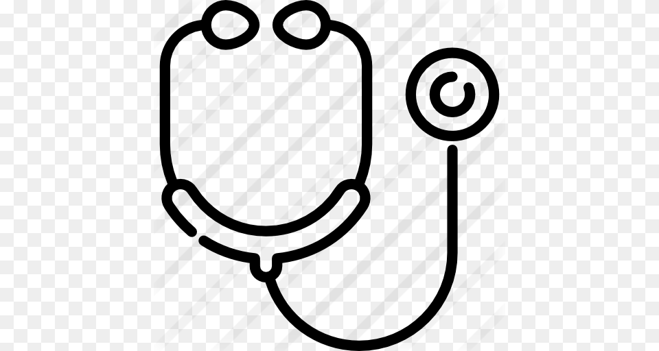 Stethoscope, Gray Free Png
