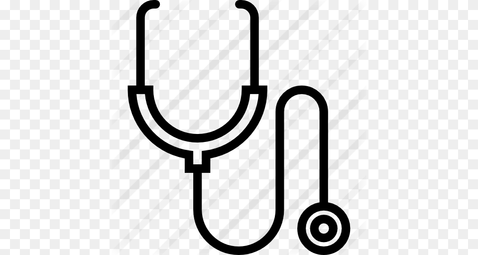 Stethoscope, Gray Free Transparent Png