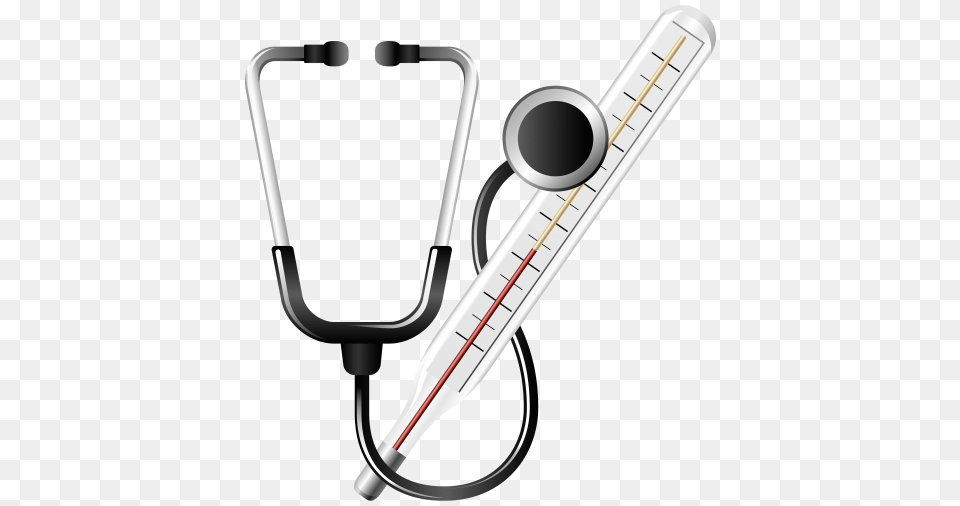Stethoscope And Medical Thermometer, Smoke Pipe Free Png