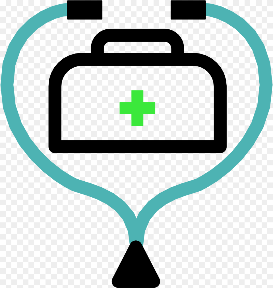 Stethoscope Clip Art Black, Logo, Balloon, First Aid, Symbol Free Transparent Png
