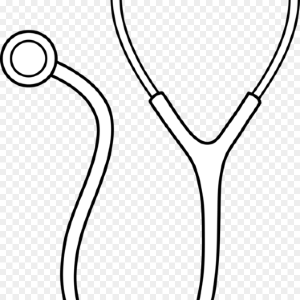 Stethoscope Clipart Stethoscope Clipart Clipart Panda Easy To Draw Stethoscope, Bow, Racket, Weapon Free Png