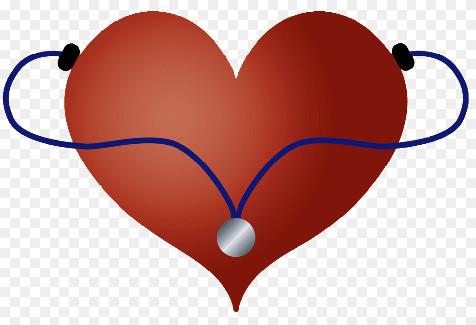 Stethoscope Heart Clipart Kid Lub Dub Heart Beat Heart With Stethoscope, Balloon Free Png Download