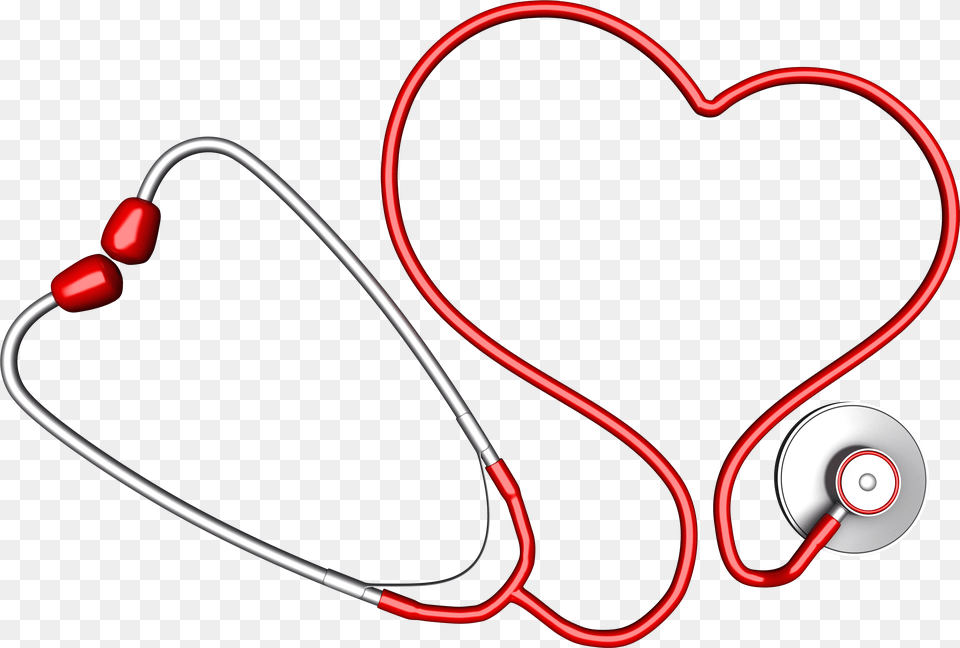 Stethoscope Heart Nursing Stock Photography Clip Art Red Stethoscope Heart Clipart, Electronics, Headphones Png Image