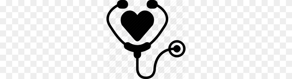 Stethoscope Heart Transparanet Clipart Heart Stethoscope, Electronics, Headphones Free Png
