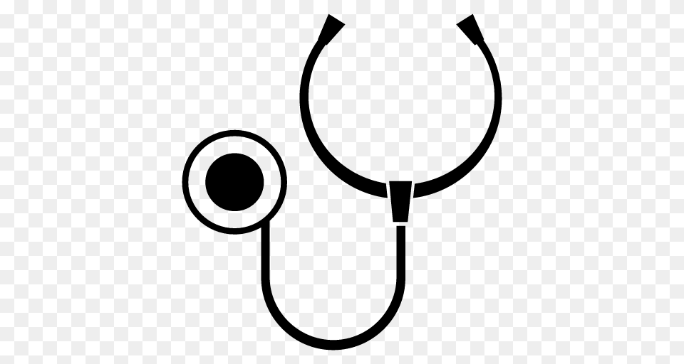 Stethoscope Icon, Gray Free Transparent Png