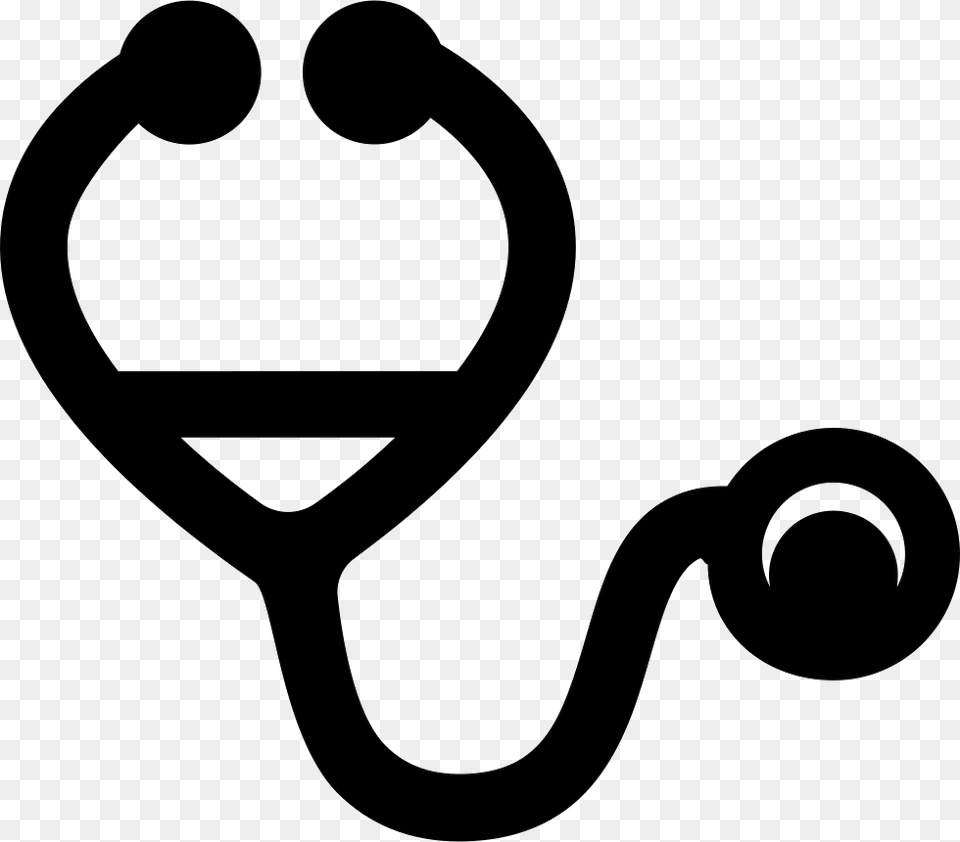 Stethoscope Medical Heart Beats Control Tool Comments Heart Tool, Stencil, Smoke Pipe Free Png Download