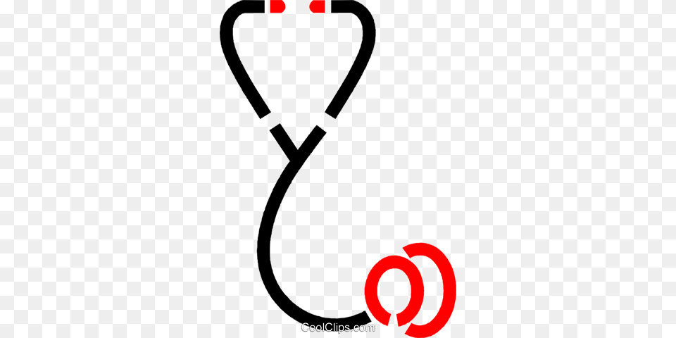 Stethoscope Royalty Vector Clip Art Illustration, Bow, Text, Weapon Png Image
