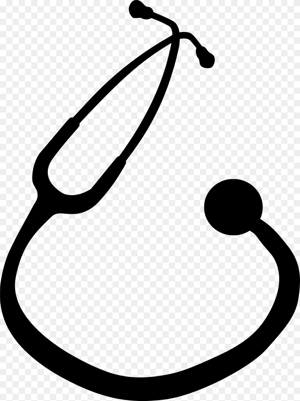 Stethoscope Silhouette, Smoke Pipe, Electrical Device, Microphone, Accessories Png