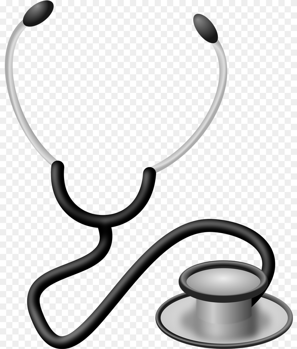 Stethoscope Transparent Picture Stethoscope Doctor Clip Art, Smoke Pipe, Electrical Device, Microphone, Cutlery Free Png