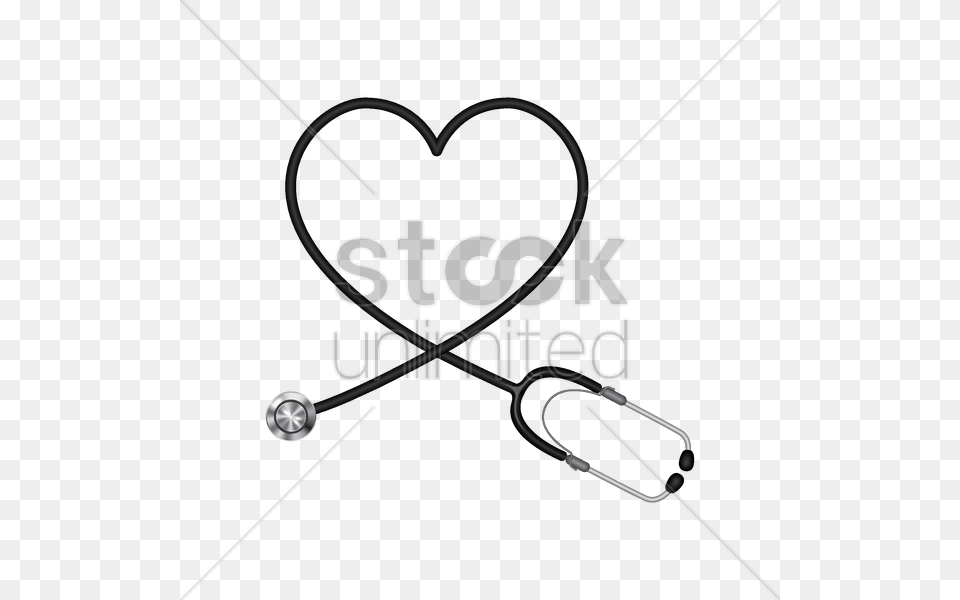 Stethoscope With Heart Shape Vector Image, Accessories, Bow, Weapon Png