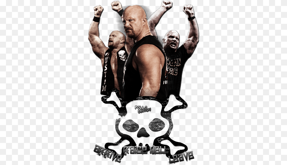 Steve Austin Stone Cold Steve Austin Wallpaper Stone Cold Middle Finger, Adult, Person, Man, Male Free Png Download